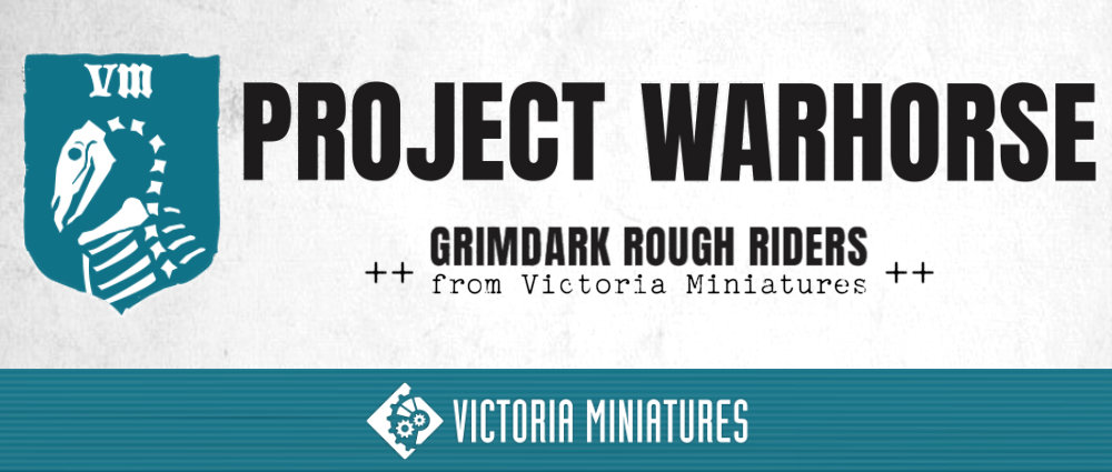 Project Warhorse: Rough Rider Miniatures Logo